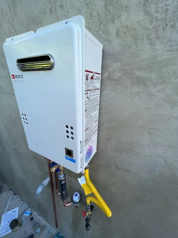 Tankless water heater installation for Crofton Mews homes