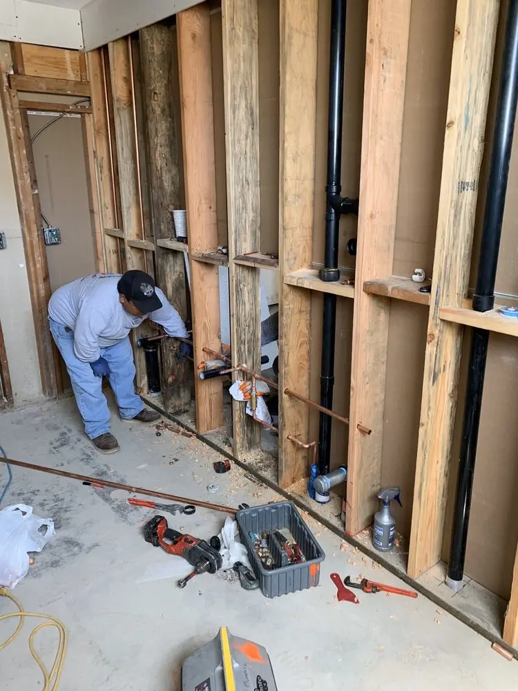 Commercial rough-in plumbing for Commercial Plumbing in Crofton Mews